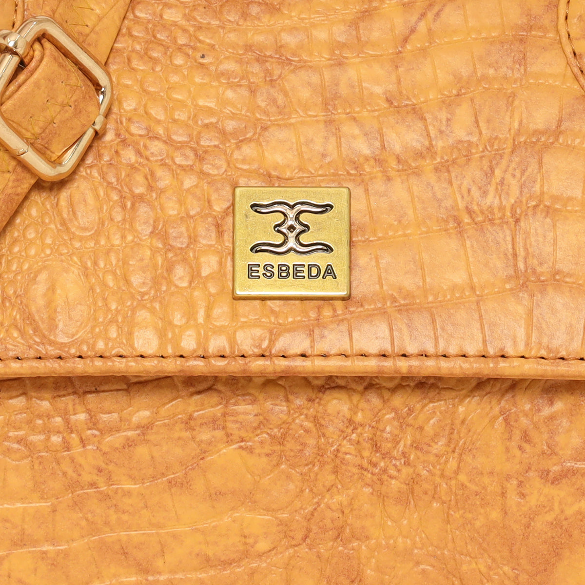 Croco Texture Handbag  For Womens