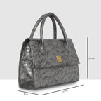 Croco Texture Handbag  For Womens