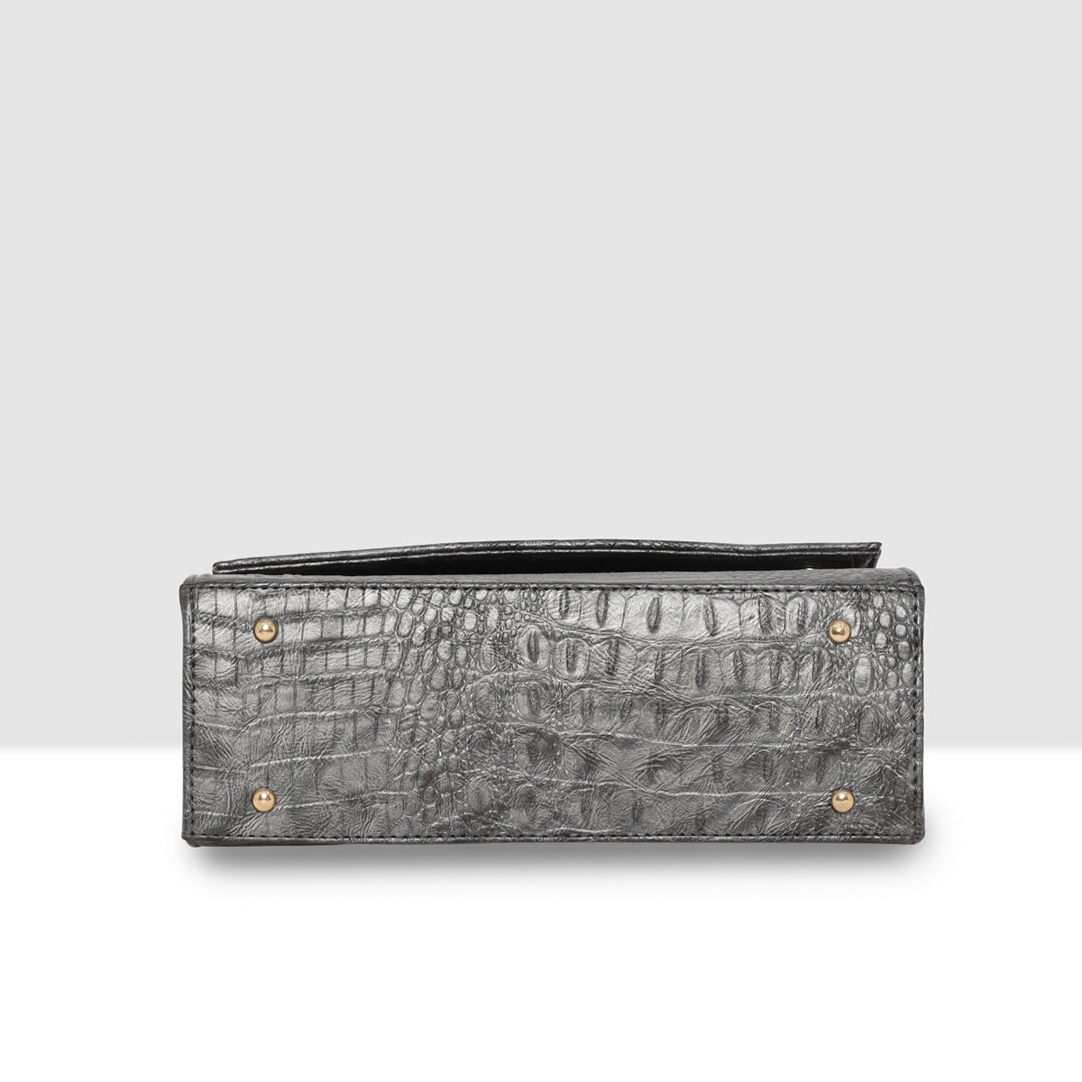 Croco Texture Handbag  For Womens