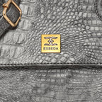 Croco Texture Handbag  For Womens