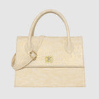 Croco Texture Handbag  For Womens