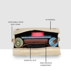 Croco Texture Handbag  For Womens