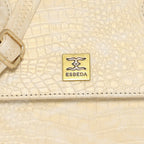 Croco Texture Handbag  For Womens