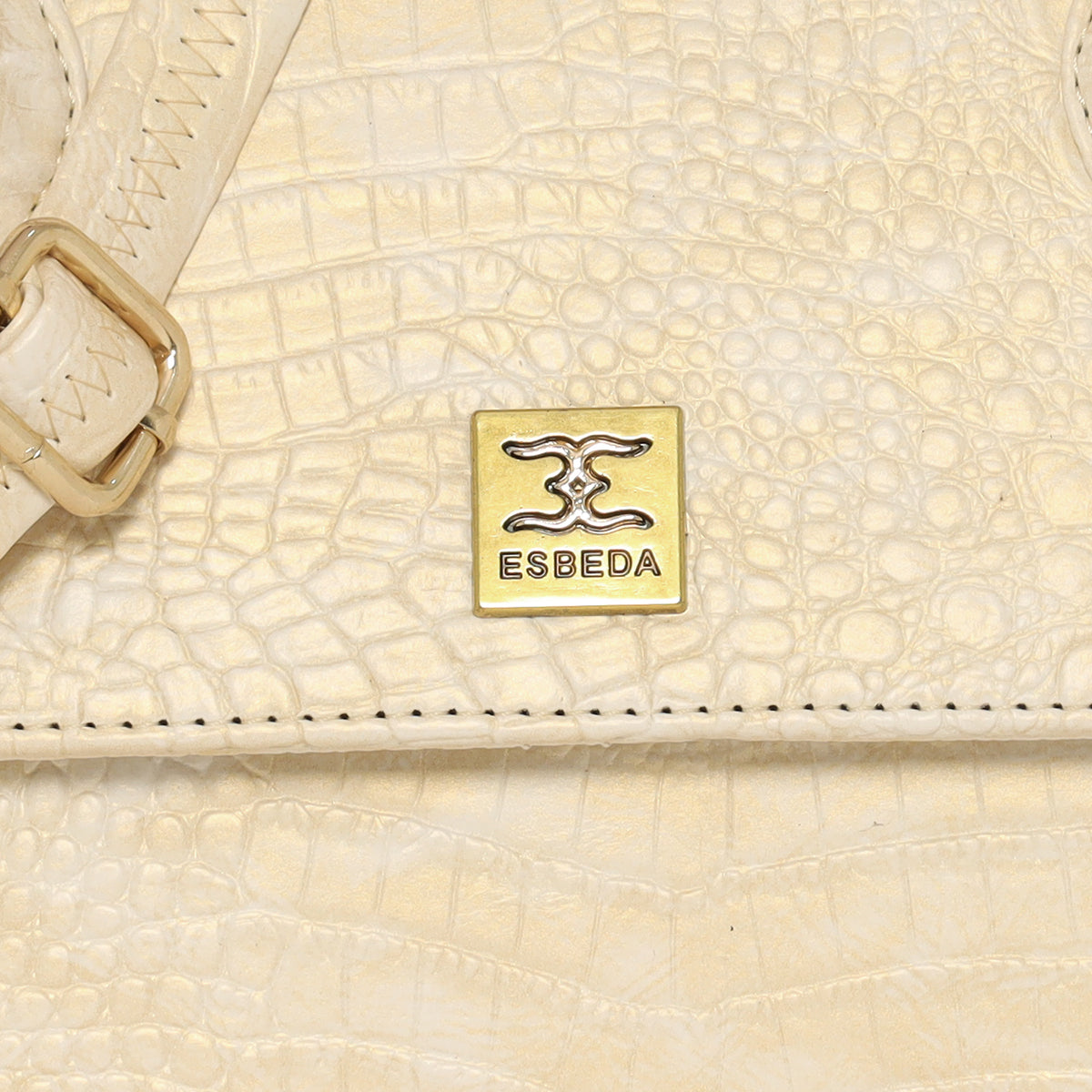 Croco Texture Handbag  For Womens