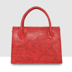 Croco Texture Handbag  For Womens
