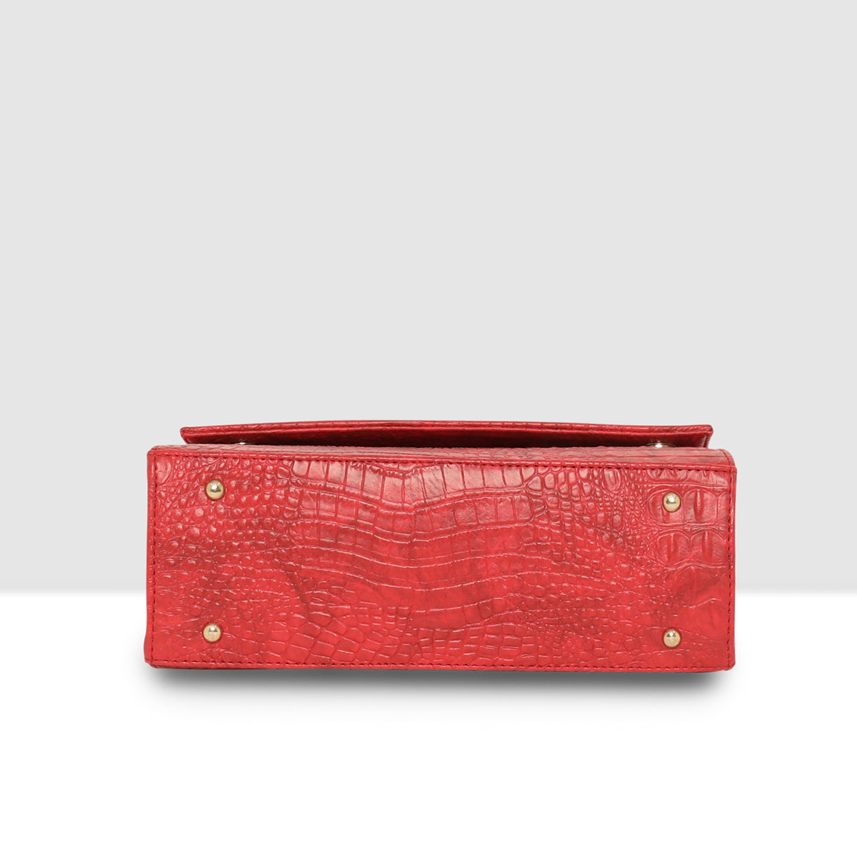 Croco Texture Handbag  For Womens