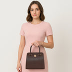 Structured Satchel Handbag For Womens