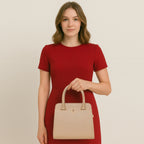 Structured Satchel Handbag For Womens