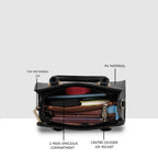 Structured Satchel Handbag For Womens