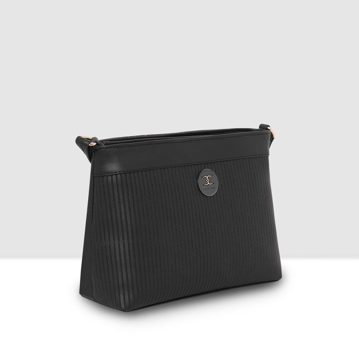 Dual-Tone Striped Sling bag For Womens