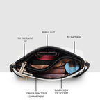 Dual-Tone Striped Sling bag For Womens