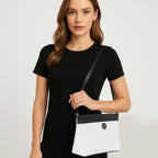 Dual-Tone Striped Sling bag For Womens