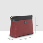 Dual-Tone Striped Sling bag For Womens
