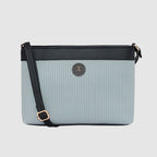Dual-Tone Striped Sling bag For Womens