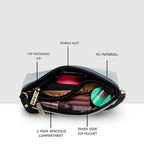 Dual-Tone Striped Sling bag For Womens