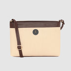 Dual-Tone Striped Sling bag For Womens