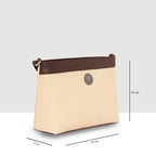 Dual-Tone Striped Sling bag For Womens