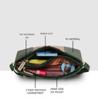 Printed Pattern Ethnic Print Panel Sling Bag For Womens