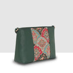 Printed Pattern Ethnic Print Panel Sling Bag For Womens