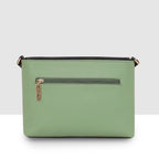 Dual-Tone Textured Sling Bag For Womens