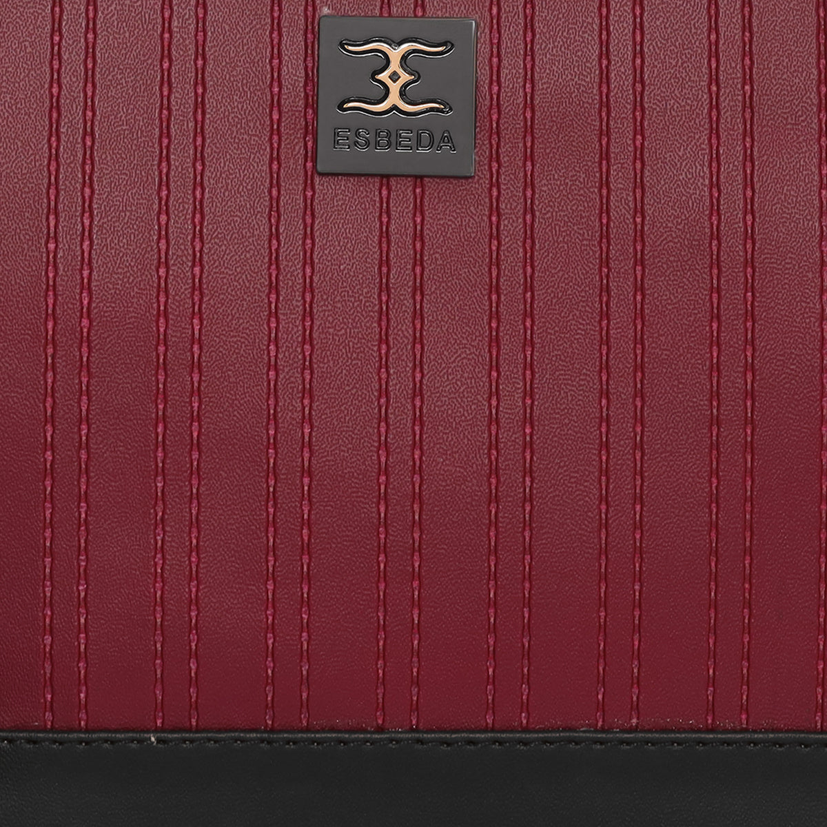 Dual-Tone Textured Sling Bag For Womens