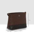 Dual-Tone Textured Sling Bag For Womens