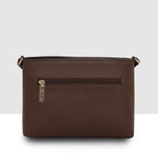 Dual-Tone Textured Sling Bag For Womens