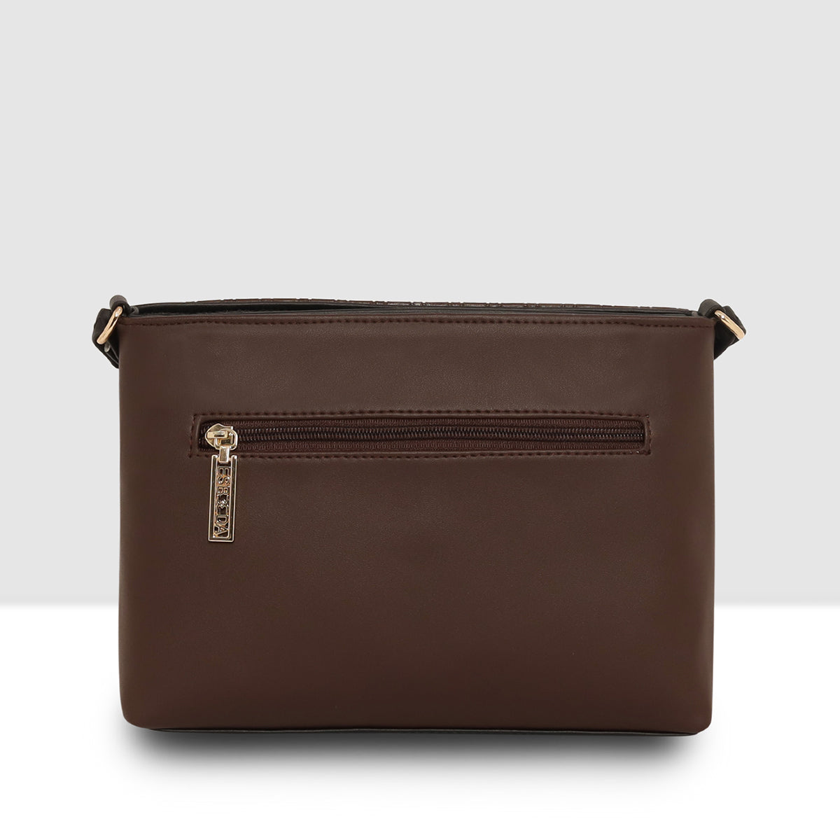 Dual-Tone Textured Sling Bag For Womens