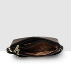 Dual-Tone Textured Sling Bag For Womens