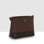 Dual-Tone Textured Sling Bag For Womens