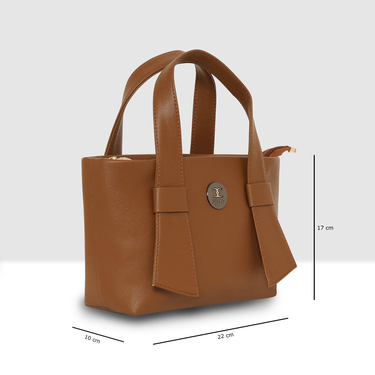 Classic Mini Solid Pattern Handbag For Womens