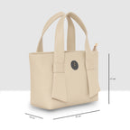 Classic Mini Solid Pattern Handbag For Womens