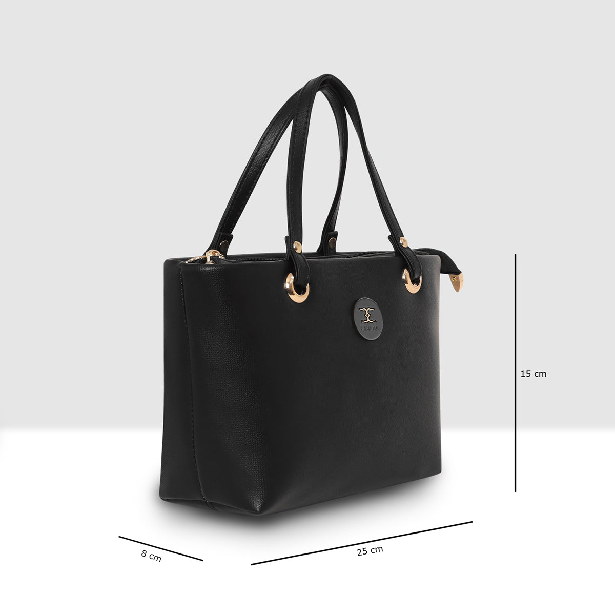 Elegant Solid Mini Handbag For Womens