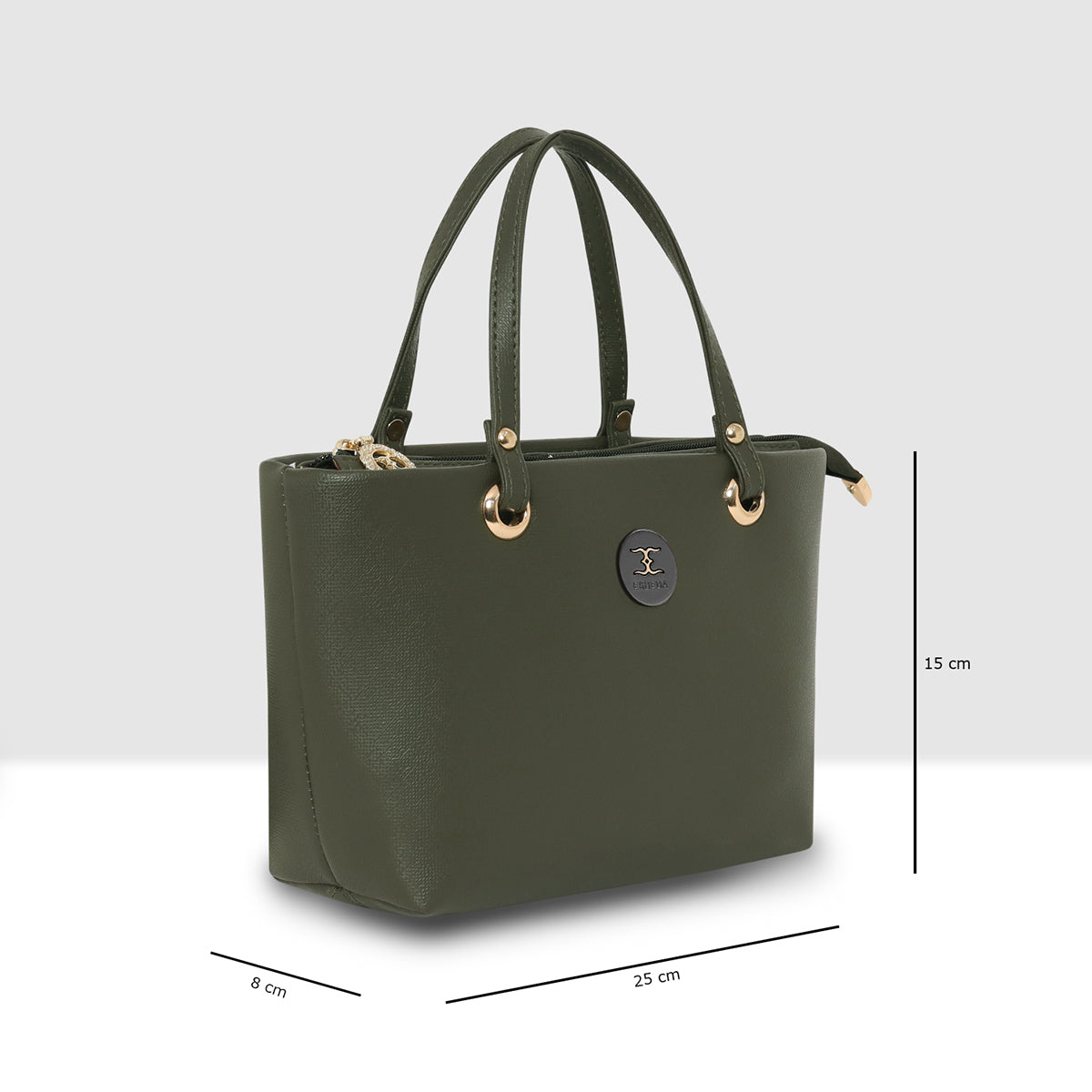 Elegant Solid Mini Handbag For Womens