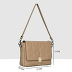 Logo Embroidered Sling Bag For Womens