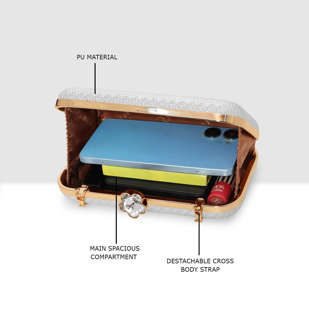 Sparkle Luxe Women’s Clutch For Womens