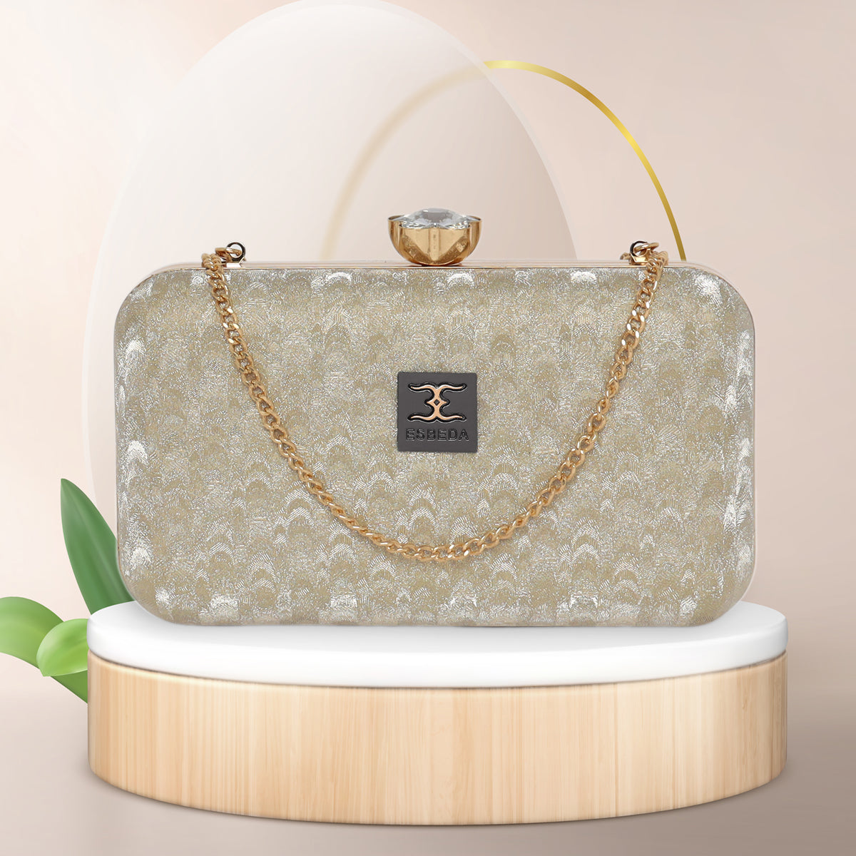 Sparkle Luxe Evening Clutch For Womens