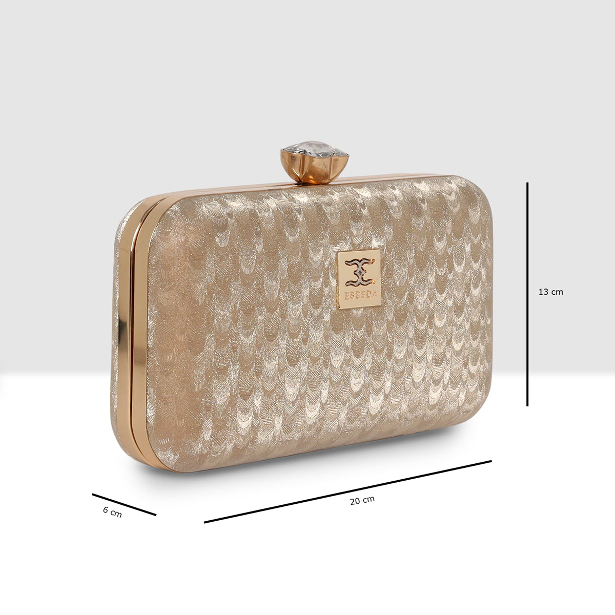 Sparkle Luxe Evening Clutch For Womens