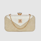 Dual-Texture Elegant Evening Clutch For Womens