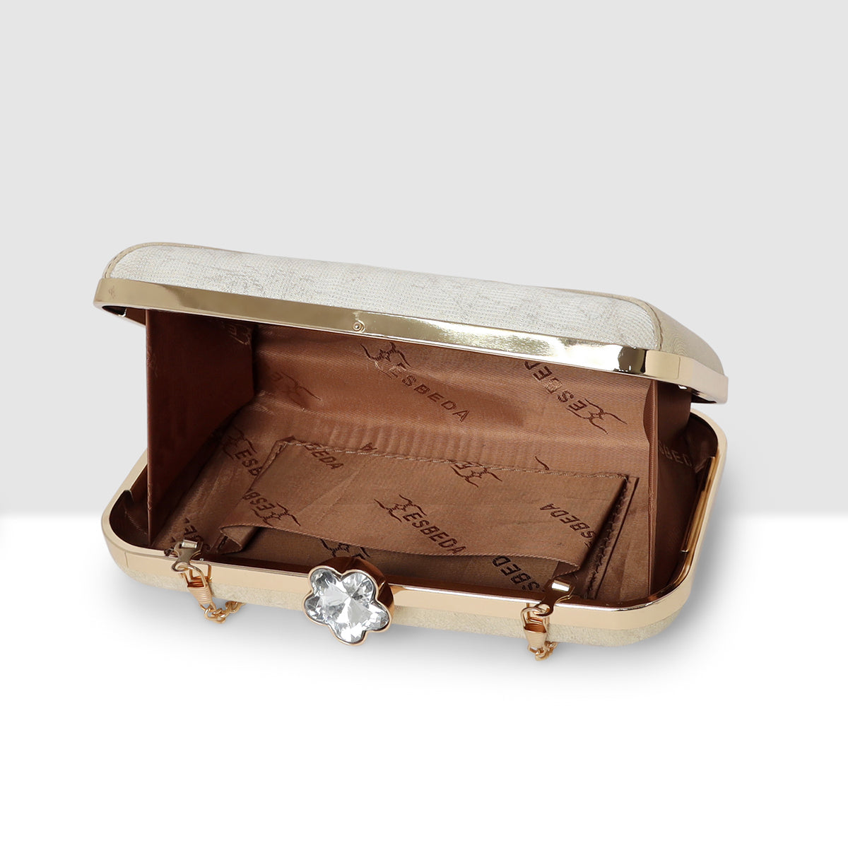 Dual-Texture Elegant Evening Clutch For Womens