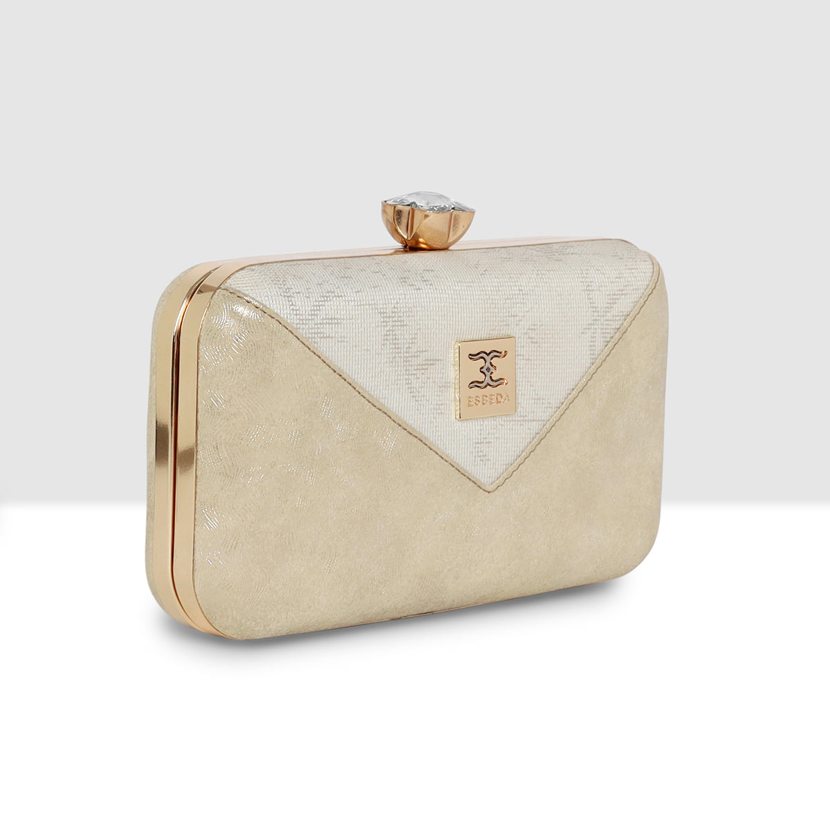 Dual-Texture Elegant Evening Clutch For Womens