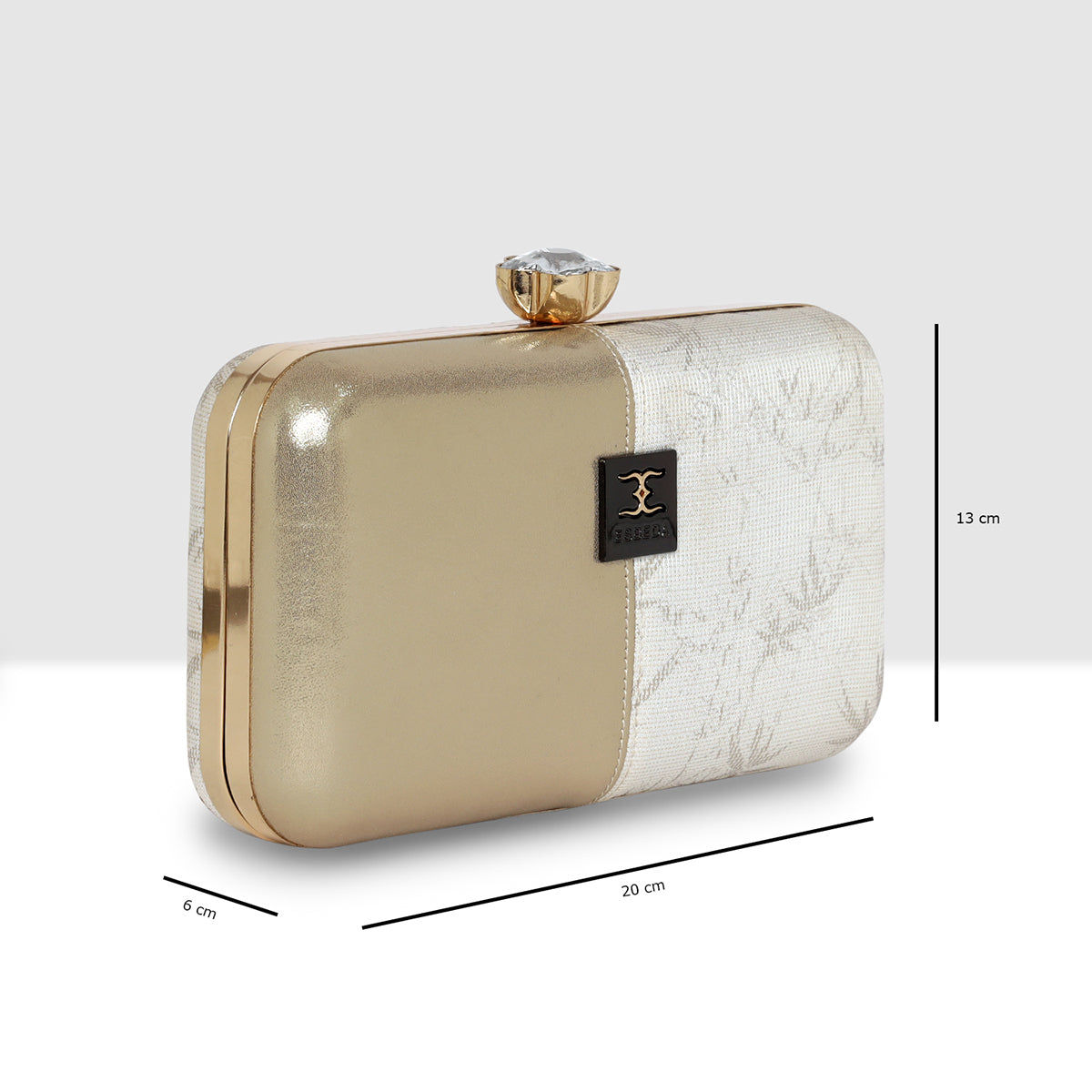 Wave-Texture Glam Evening Clutch For Womens Secondary image