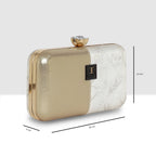 Wave-Texture Glam Evening Clutch For Womens