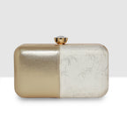 Wave-Texture Glam Evening Clutch For Womens