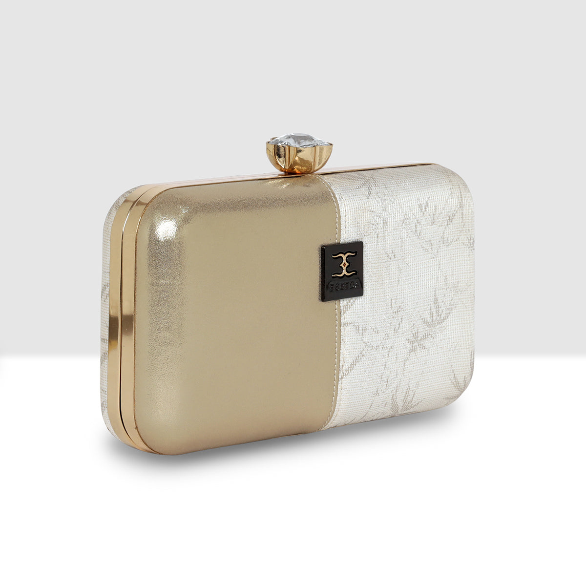 Wave-Texture Glam Evening Clutch For Womens