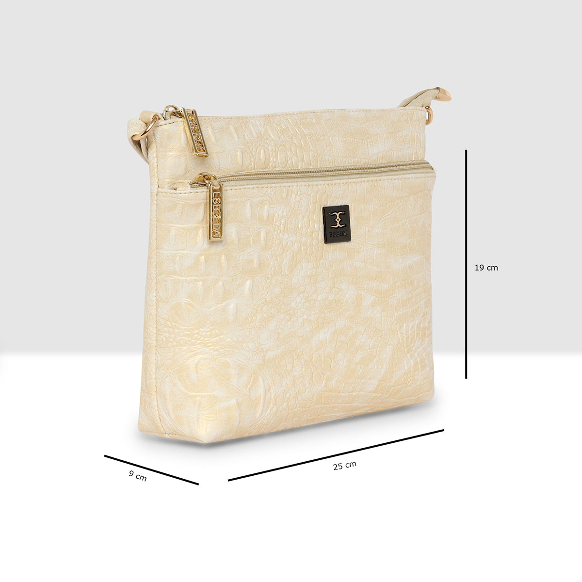 Classic Ivory Texture sling For Womens Secondary image