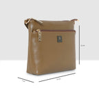Dual zip Classic Texture Sling For Womens