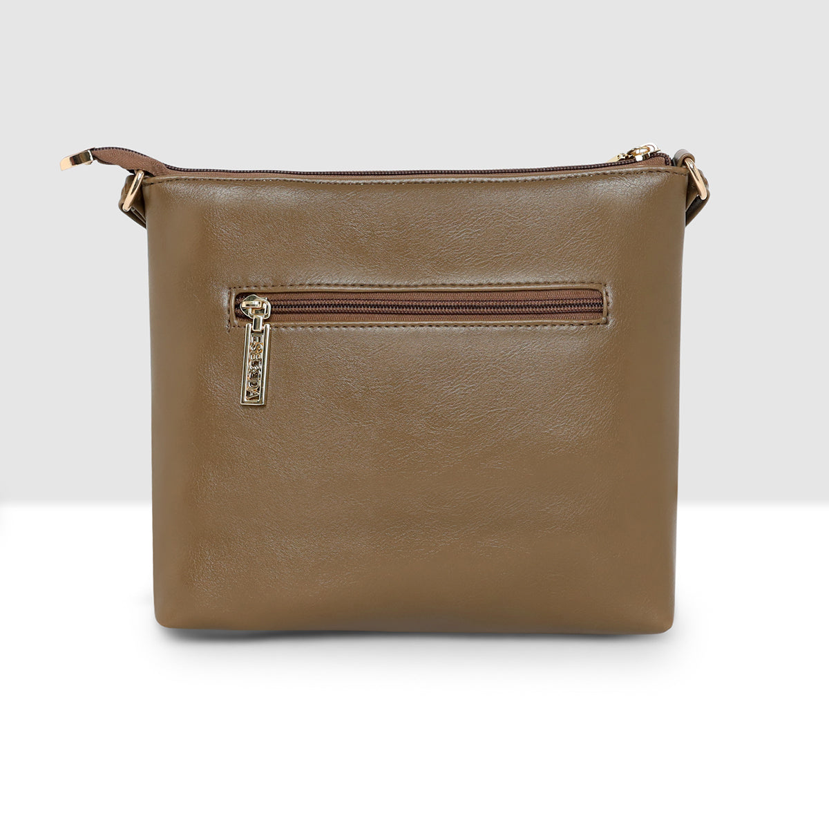 Dual zip Classic Texture Sling For Womens