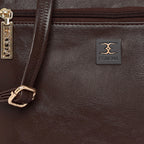 Dual zip Classic Texture Sling For Womens