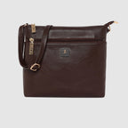 Dual zip Classic Texture Sling For Womens